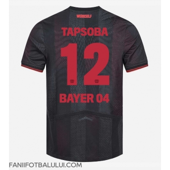 Bayer Leverkusen Edmond Tapsoba #12 Tricou Fotbal Replică 2025-26 Barbati Acasa